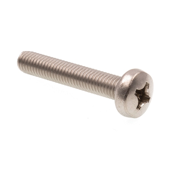 Machine Screw, Metric Pan Head Phil Drive M8-1.25 X 45MM A2-70 Stainless Steel 10PK